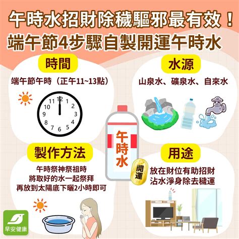 午時水放房間|午時水招財驅邪！端午節午時水是什麼？用途、功效、…